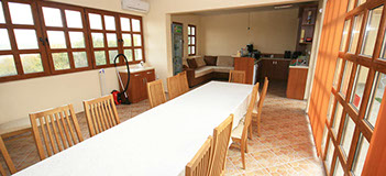 Dining Room with View